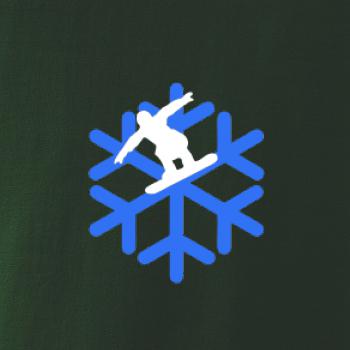 Snowboard vločka Snowboard vločka
