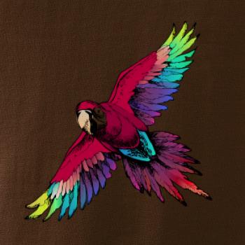 Papagáj kreslený letiaci