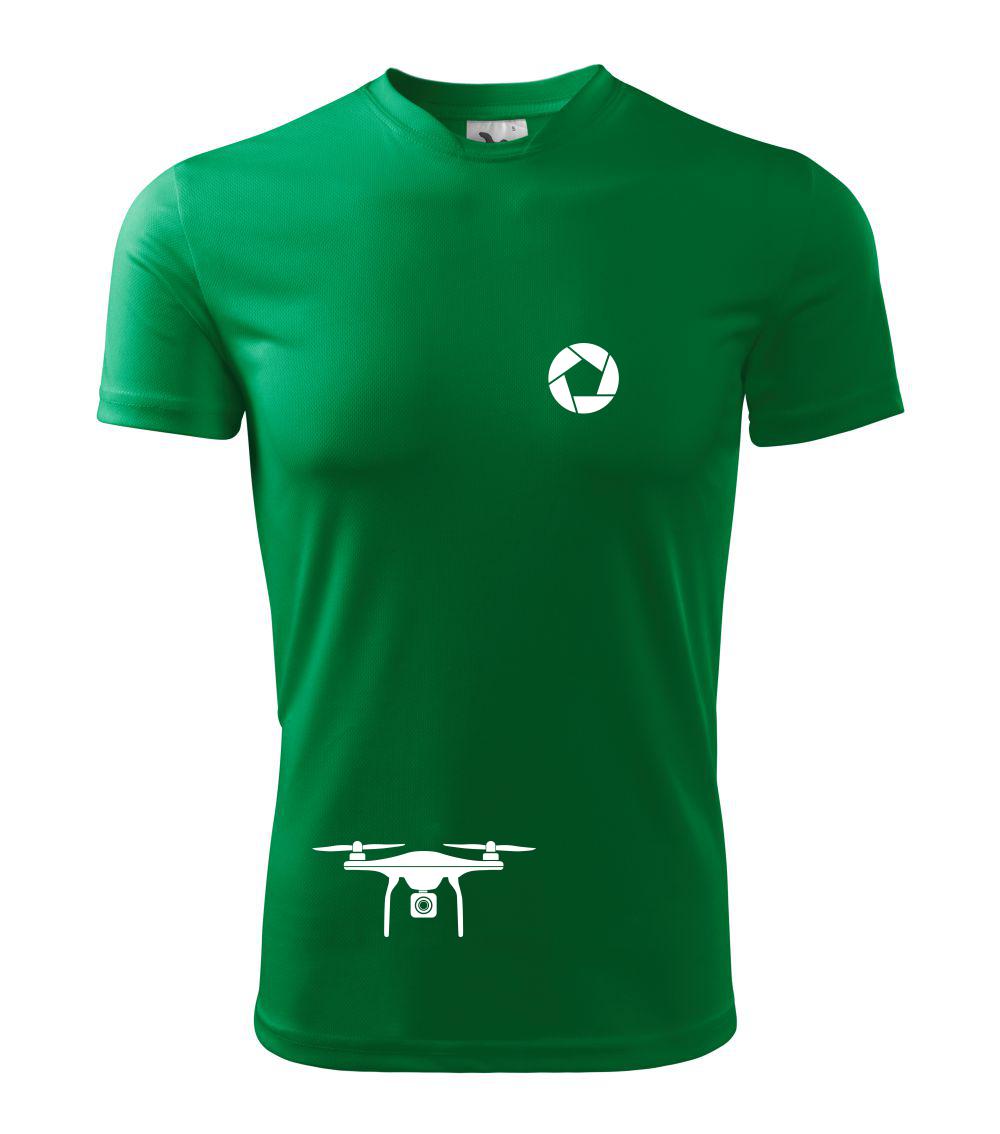Tričká pre fotografov - Q Dron - Pánske tričko Fantasy športové