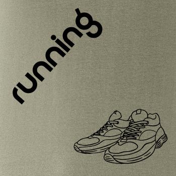 Running nápis šikmo Running nápis šikmo