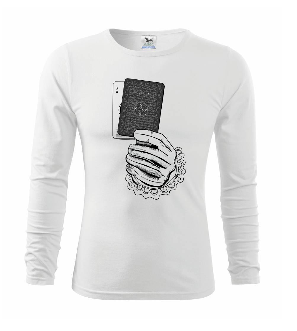 Poker tričká - Poker ruka - Tričko detské Long Sleeve