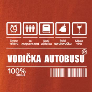 Čiarový kód - Vodič autobusu / Vodička autobusu