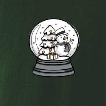 Sněhová koule se sněhulákem