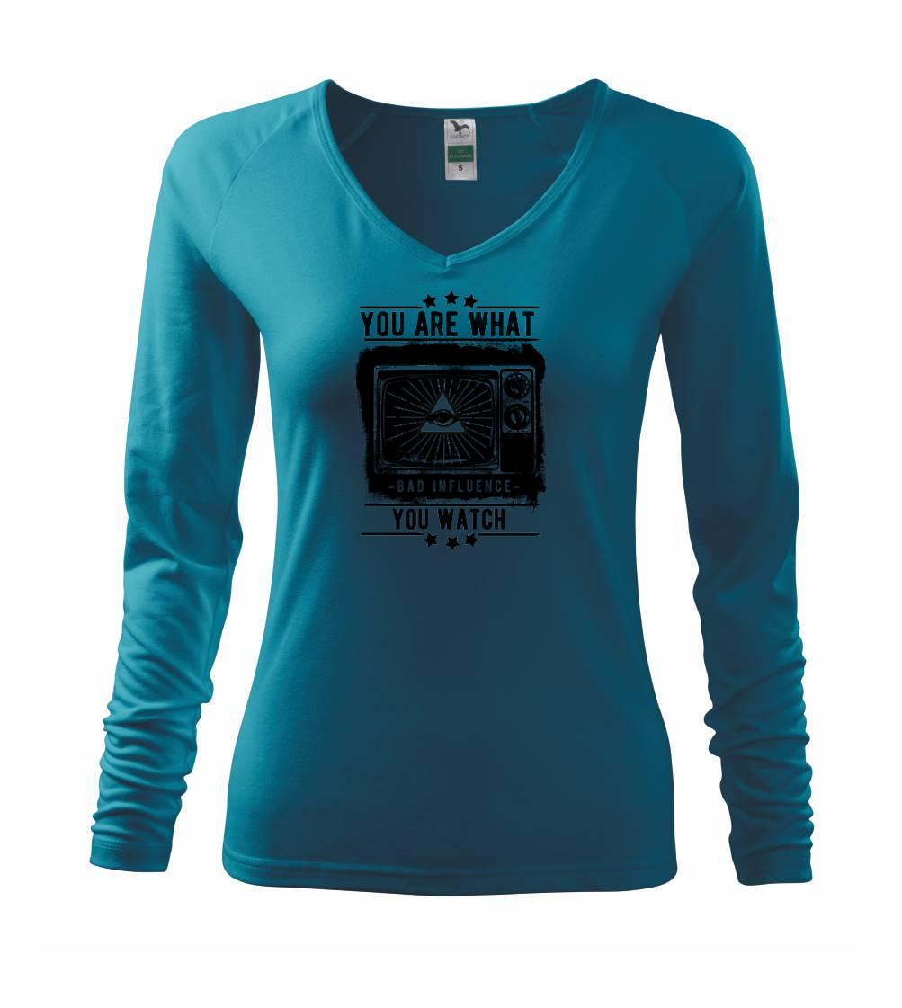 Filmové tričká - You Are What You Watch - Tričko dámske Elegance