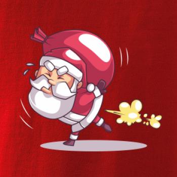 Santa nesie ťažký náklad