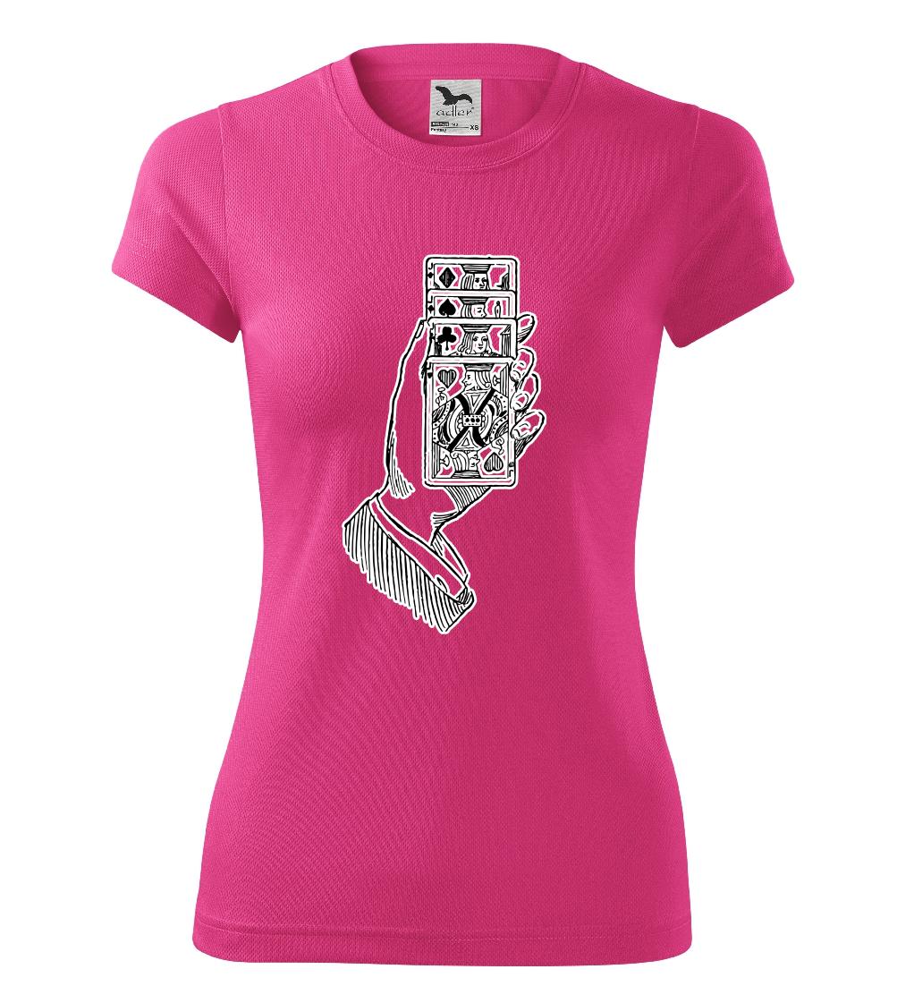 Poker ruka s kartami