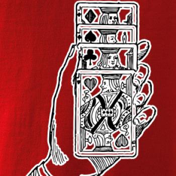 Poker ruka s kartami Poker ruka s kartami