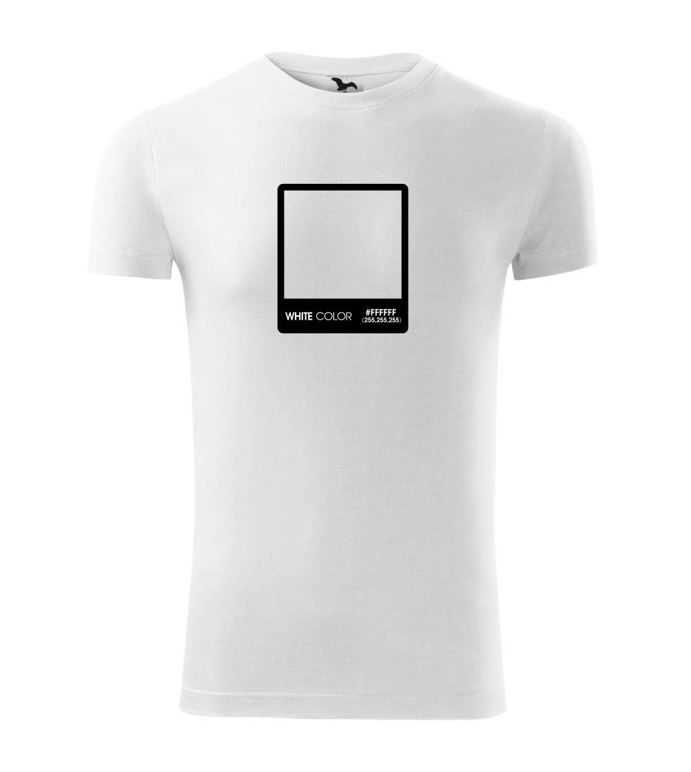 Tričká pre fotografov - RGB white - Viper FIT - Pánske zúžené tričko