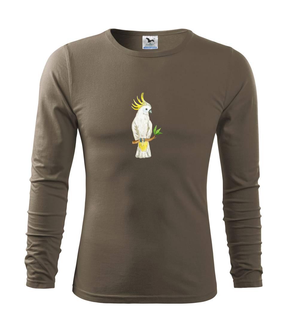 Papagáj Kakadu kreslený Papagáj Kakadu kreslený