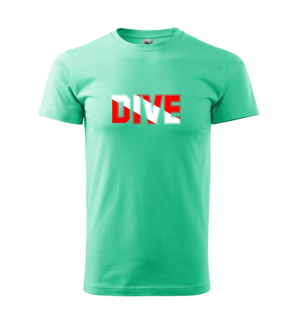 Dive nápis vlajka Dive nápis vlajka