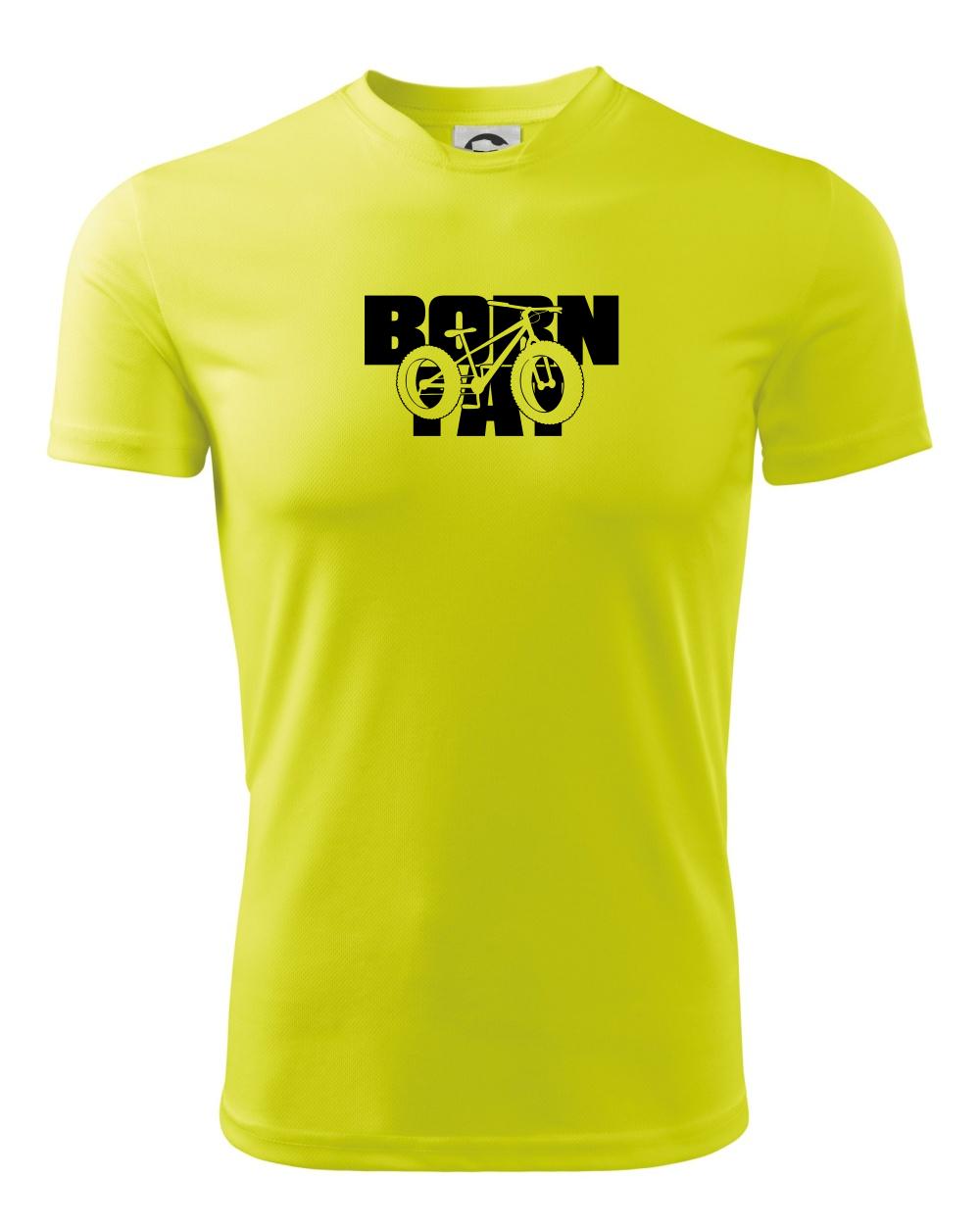 Tričko ako darček pre cyklistu - Born fat - Detské tričko športové