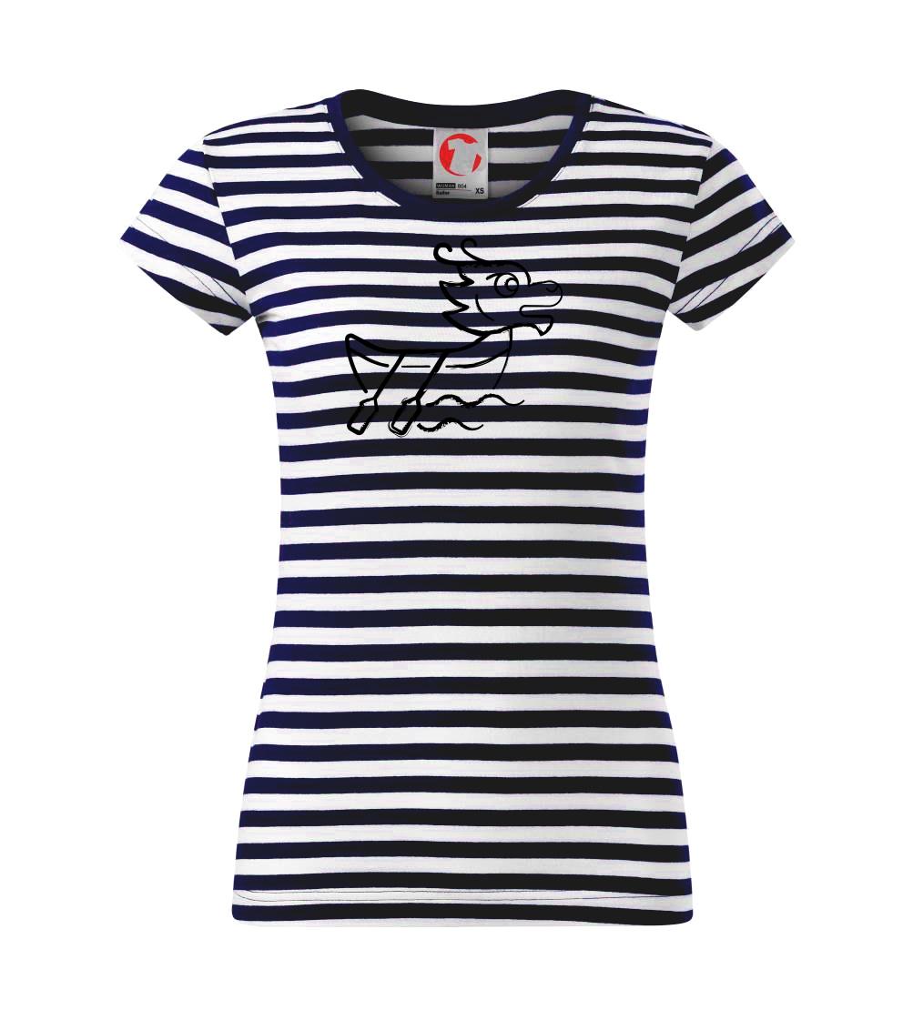 Vodácke tričká - Dračia loď sprejovaná - Tričko na vodu