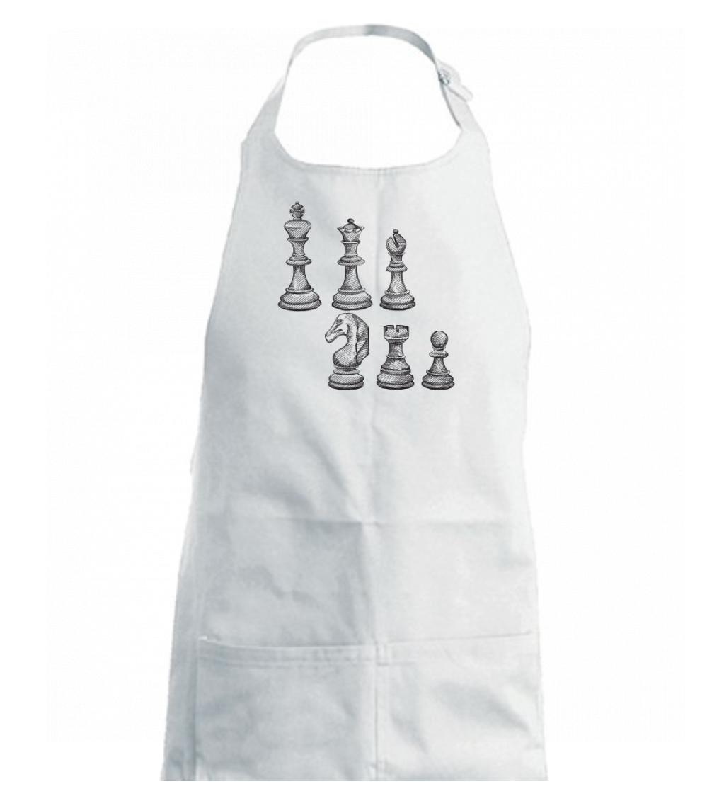 Šachové figúrky kreslené Šachové figúrky kreslené