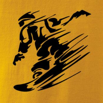 Rychlý snowboardista