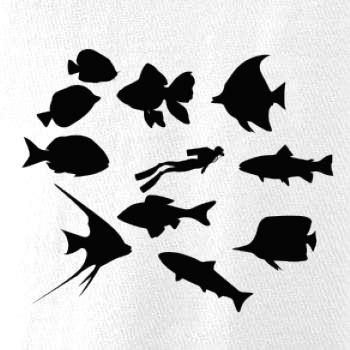 Potápač ryby štvorec Potápač ryby štvorec