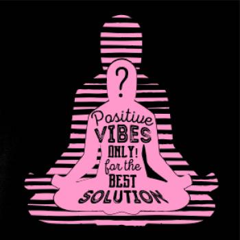 Joga - positive vibes only ružová Joga - positive vibes only ružová