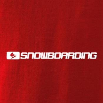 Snowboarding nápis Snowboarding nápis