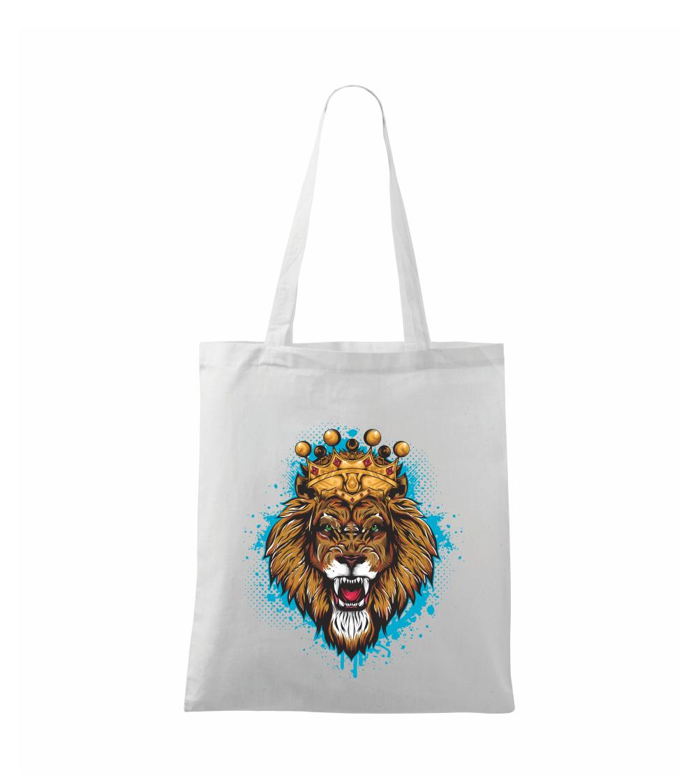 Lev kreslený s korunou