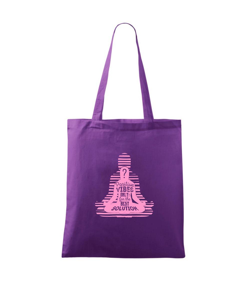 Joga - positive vibes only ružová