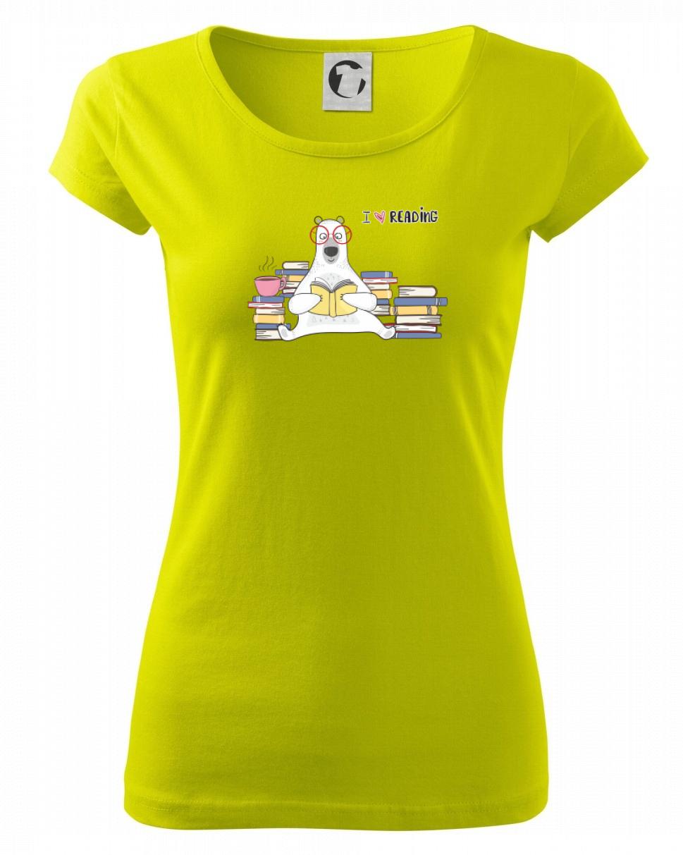 I love reading medveď I love reading medveď