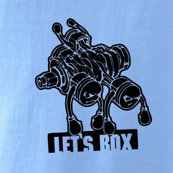 Lets Box nápis