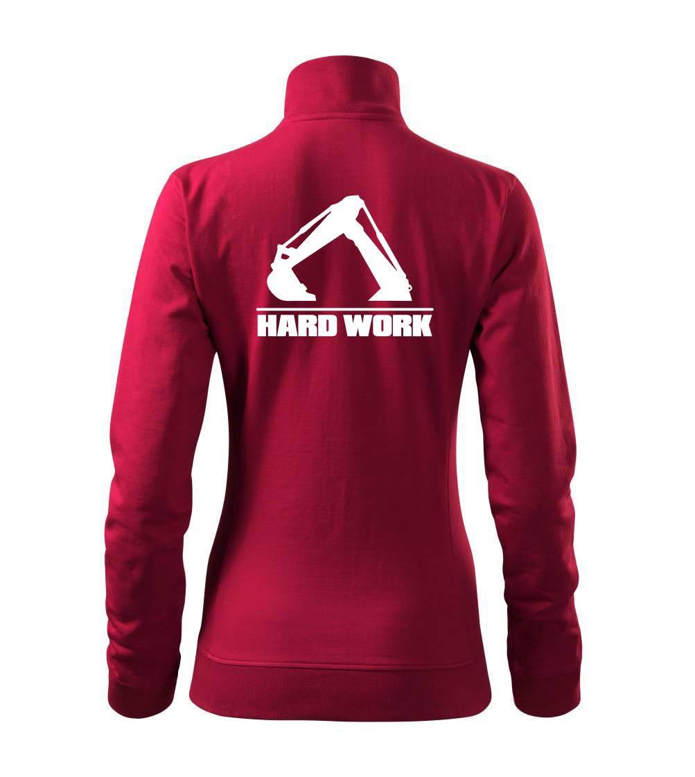 Hard Work lyžice - Mikina dámska Viva bez kapucne