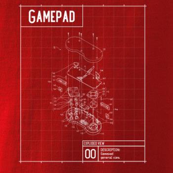 Nákres Gamepad rozobratý