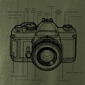 Nákres starý fotoaparát