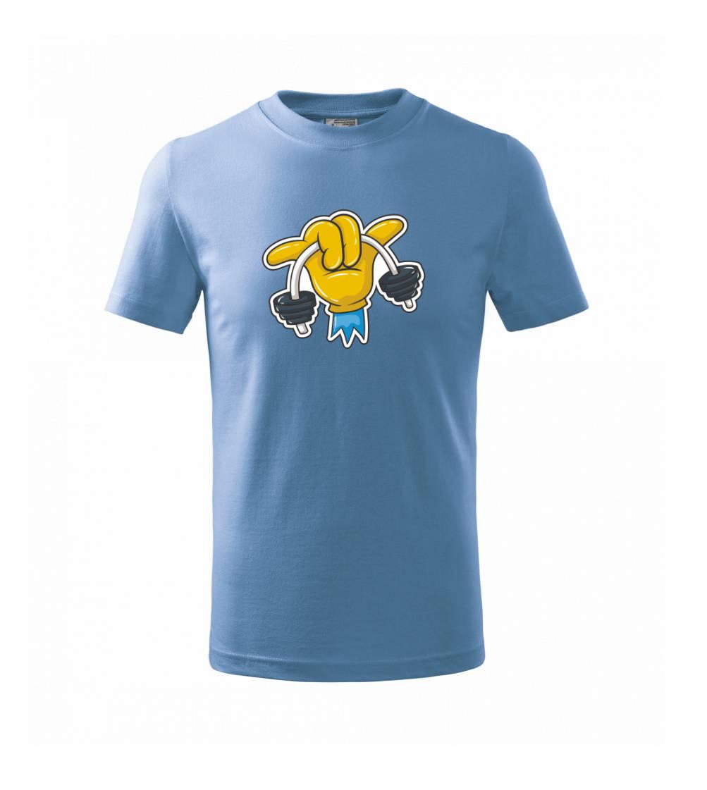 Comics ruka a činka