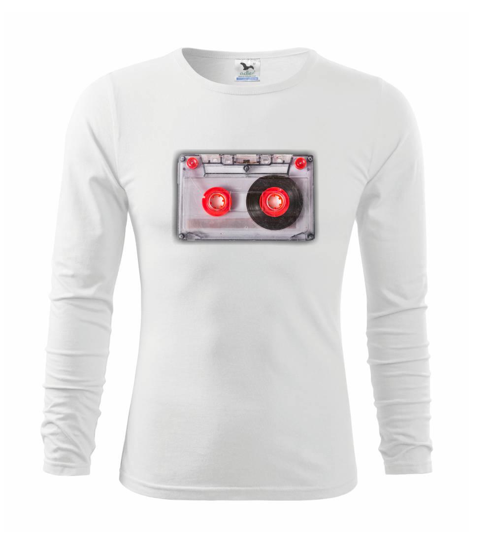 Geek Tričká - MC kazeta priehľadná - Tričko s dlhým rukávom FIT-T long sleeve