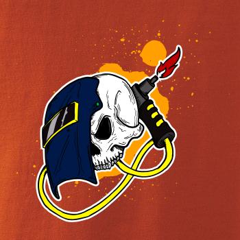 Zvárač - kreslená lebka