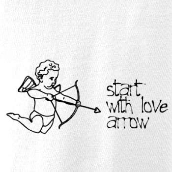 Start with love arrow Start with love arrow