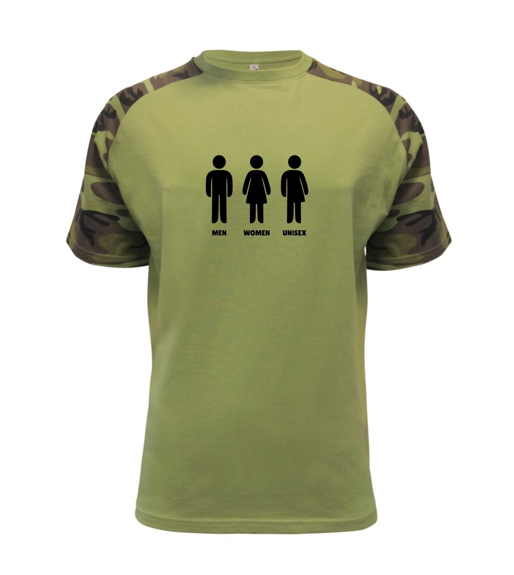 Grafické tričká - Man Woman Unisex - Raglan Military