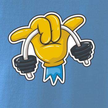 Comics ruka a činka