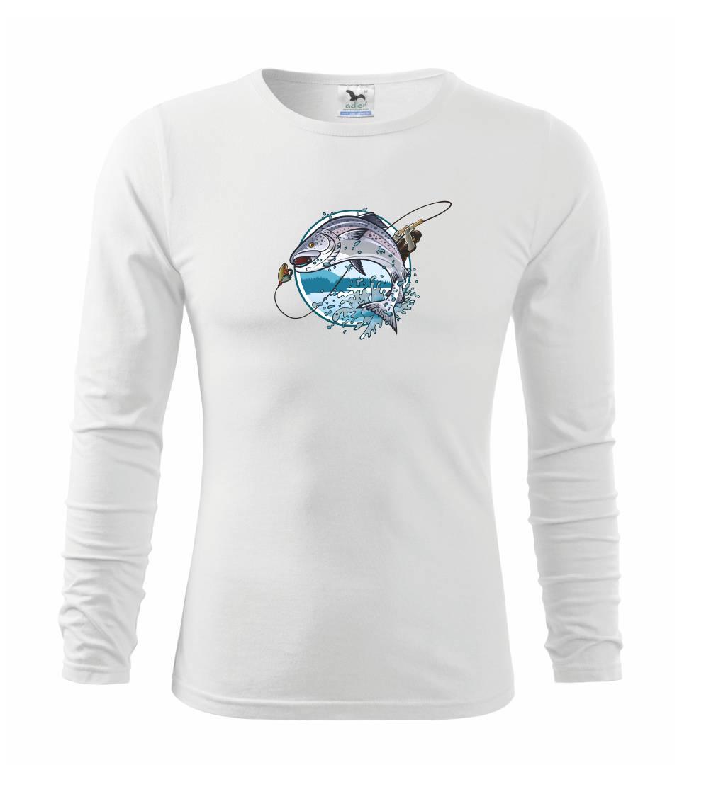 Tričká pre rybárov s potlačou - Muškárenie rybár - Tričko detské Long Sleeve