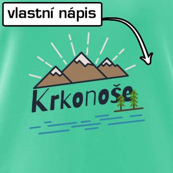 Kreslené hory - vlastné nápis
