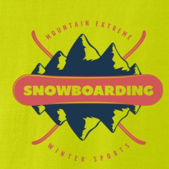 Snowboarding hory extreme