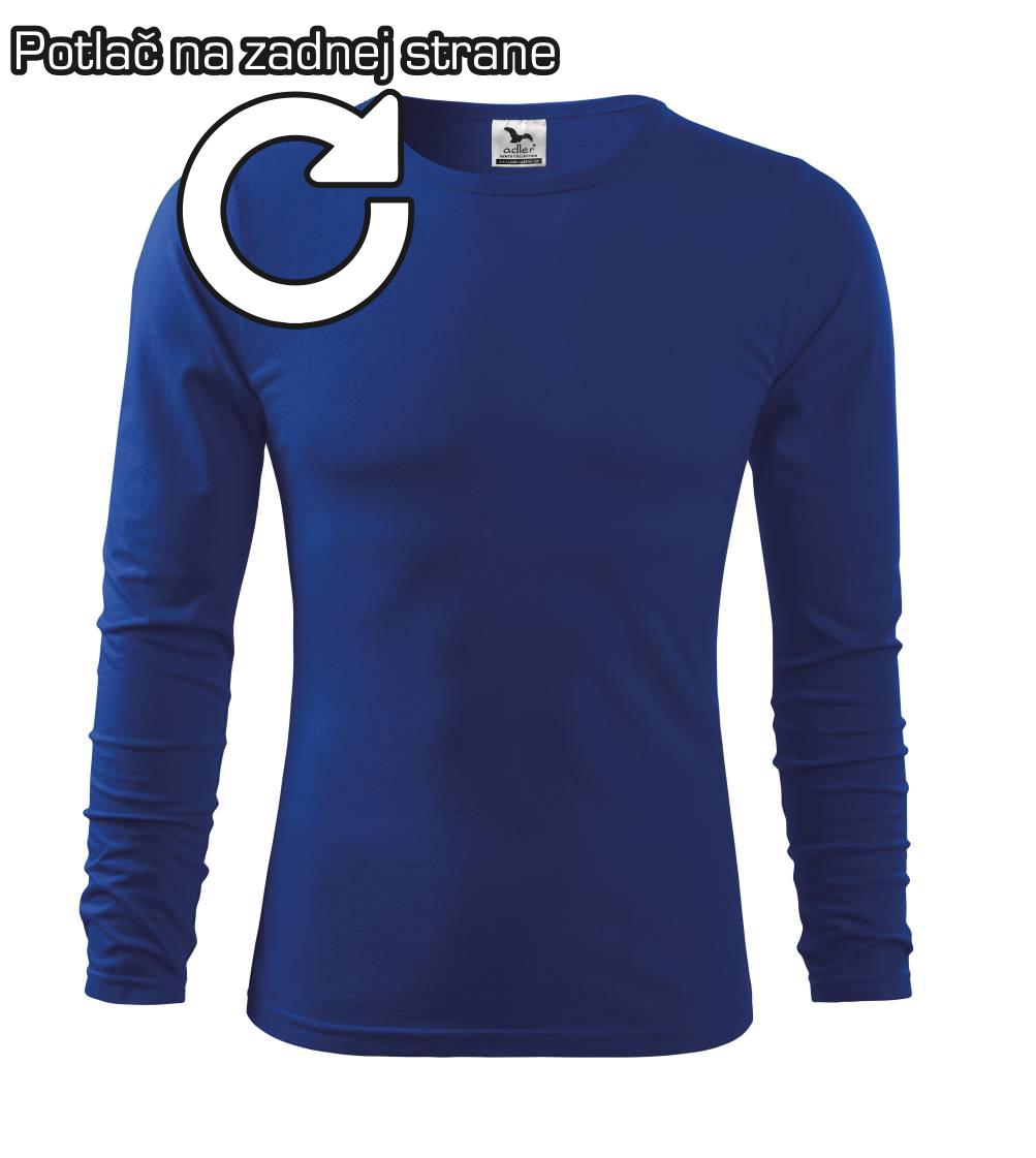 Tričká na párty - Keď sa stratím alebo opijem vráťte ma / Ja som - Tričko s dlhým rukávom FIT-T long sleeve
