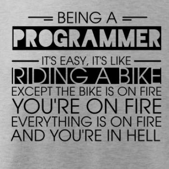 Being a programmer - bike