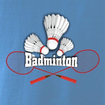 Bedminton - nápis s košíkmi