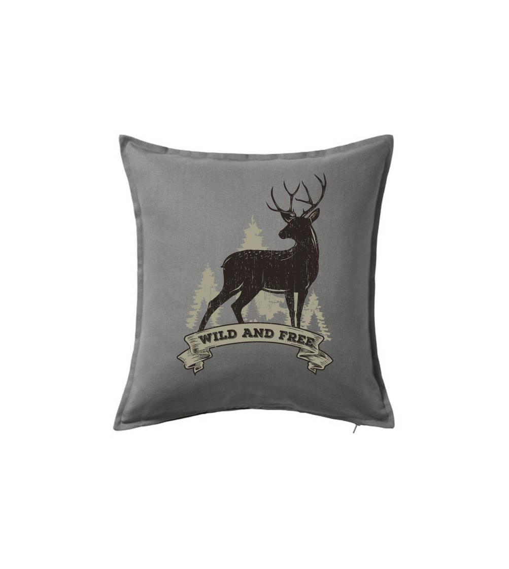 Tričká so zvieratami - Deer rib - Vankúš 50x50
