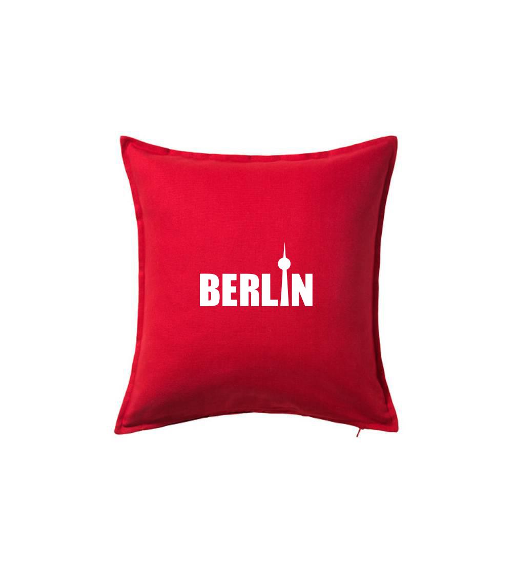 Tričká Nemecko - Berlin nápis veža Berliner Fernsehturm - Vankúš 50x50