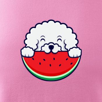 Bišónik s melónom