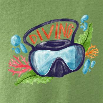 Diving obrázok kreslený