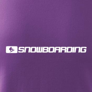 Snowboarding nápis