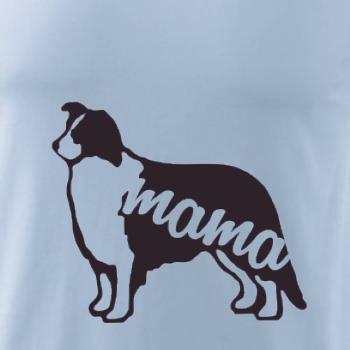 Borderská kólia mama obrys