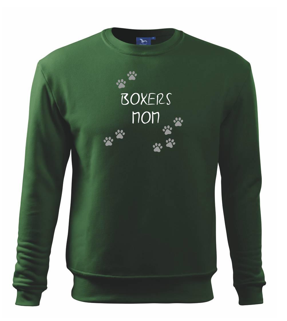 Ostatné psie plemená - Boxers mom (Nemecký boxer) (Reflexné labky) - Mikina Essential detská