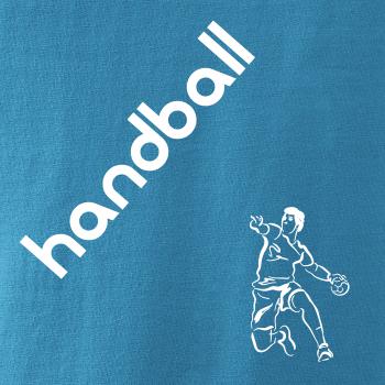 Handball nápis šikmo Handball nápis šikmo
