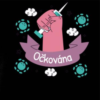 Očkovaná- ruka a striekačka