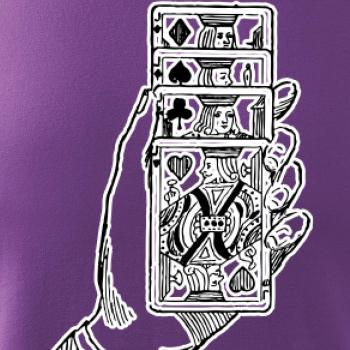 Poker ruka s kartami